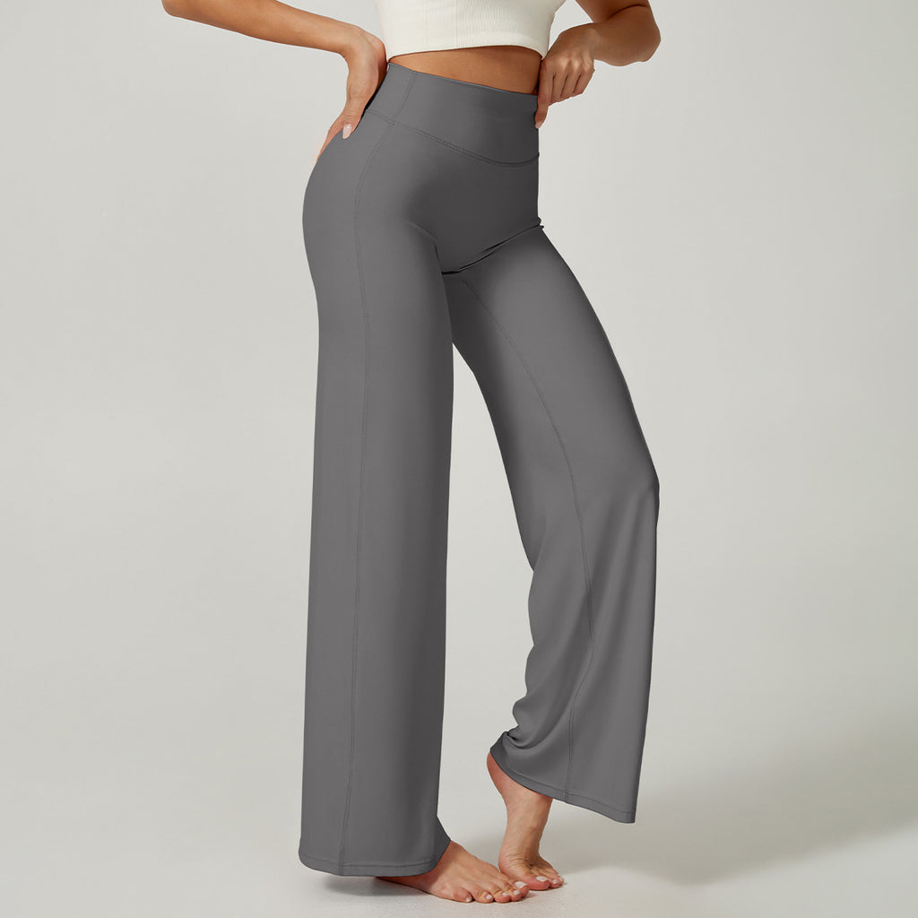 Womens Casual 75%nylon 25%spandex flares pants ZT006