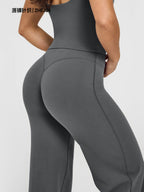 Womens Casual 75%nylon 25%spandex flares pants ZT006