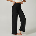 Womens Casual 75%nylon 25%spandex flares pants ZT006