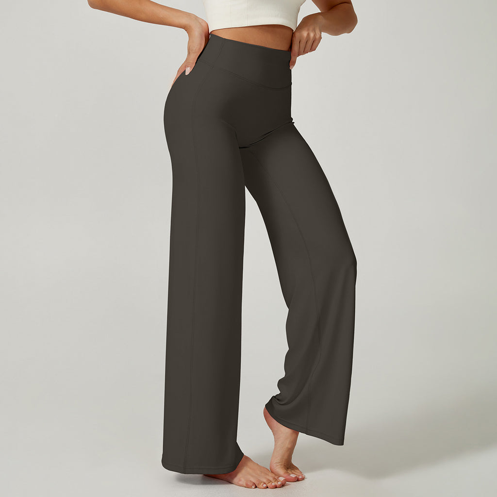 Womens Casual 75%nylon 25%spandex flares pants ZT006