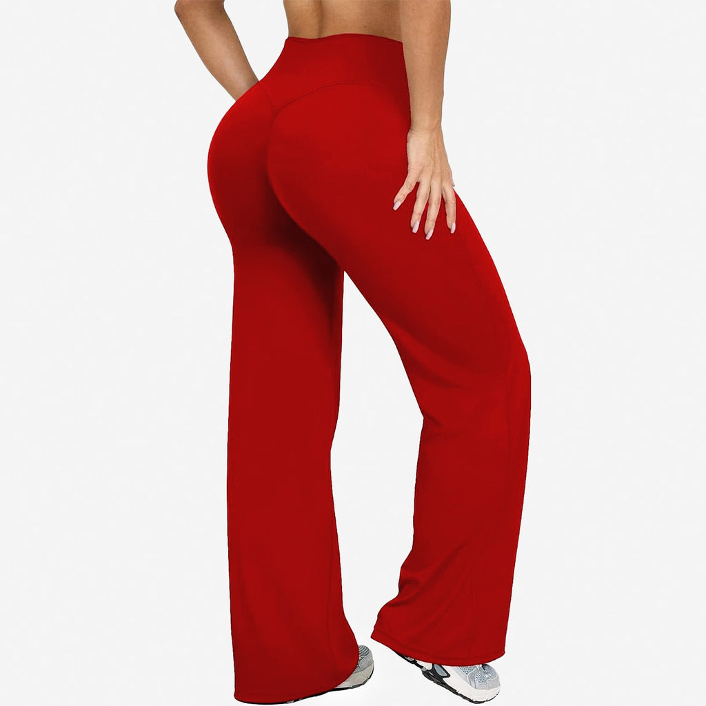 Womens Casual 75%nylon 25%spandex flares pants ZT006