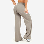 Womens Casual 75%nylon 25%spandex flares pants ZT006