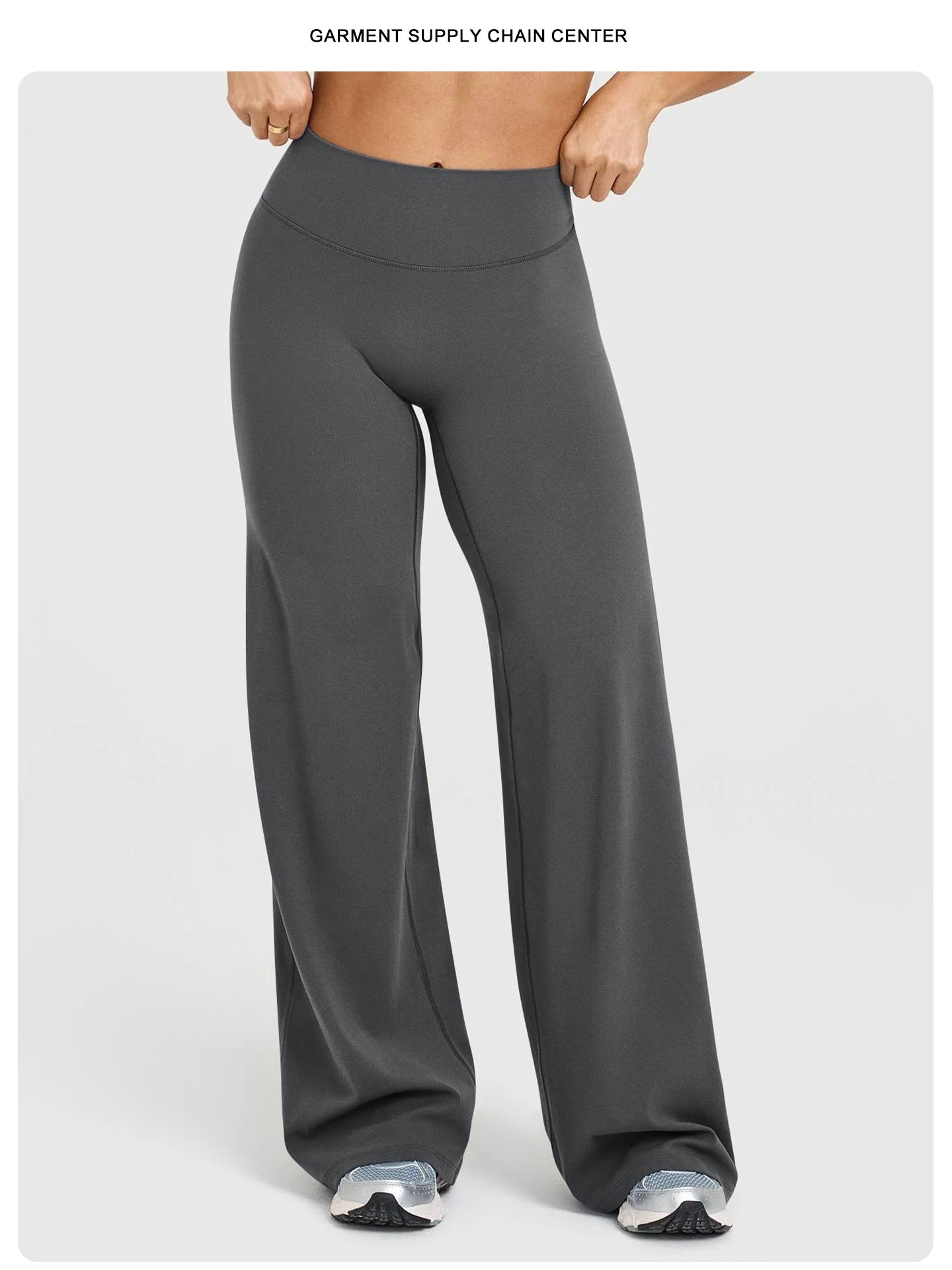 Womens Casual 75%nylon 25%spandex flares pants ZT006