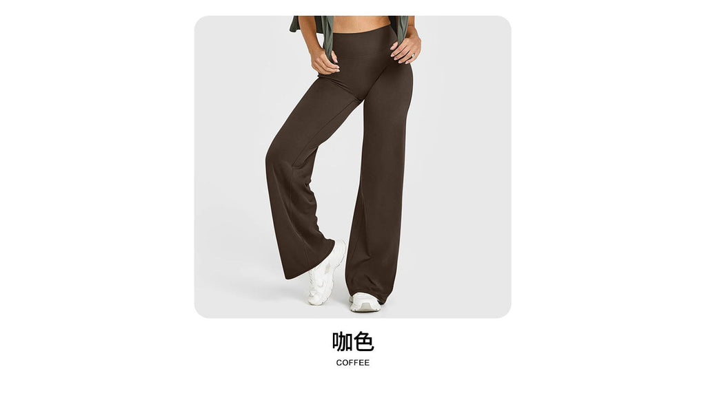 Womens Casual 75%nylon 25%spandex flares pants ZT006