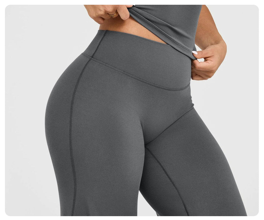 Womens Casual 75%nylon 25%spandex flares pants ZT006