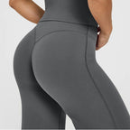 Womens Casual 75%nylon 25%spandex flares pants ZT006