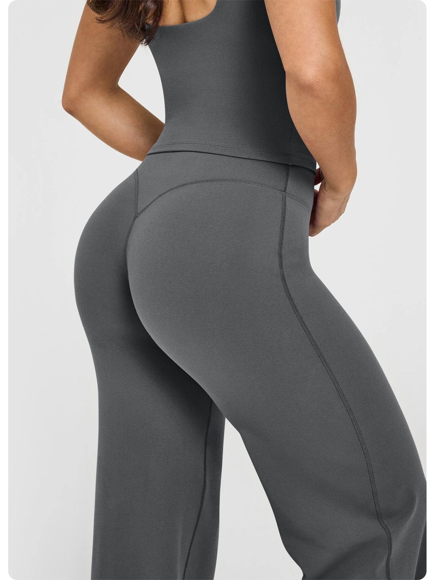 Womens Casual 75%nylon 25%spandex flares pants ZT006