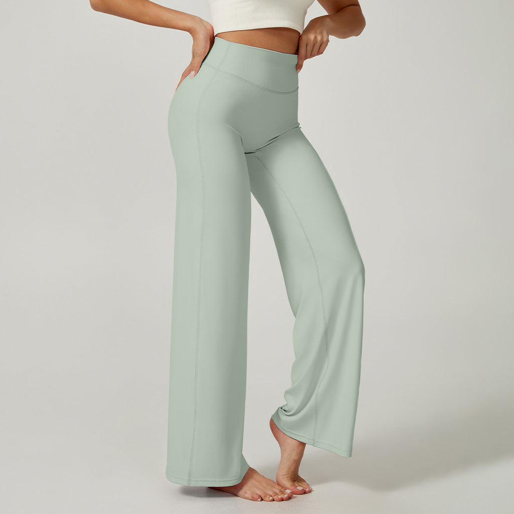 Womens Casual 75%nylon 25%spandex flares pants ZT006