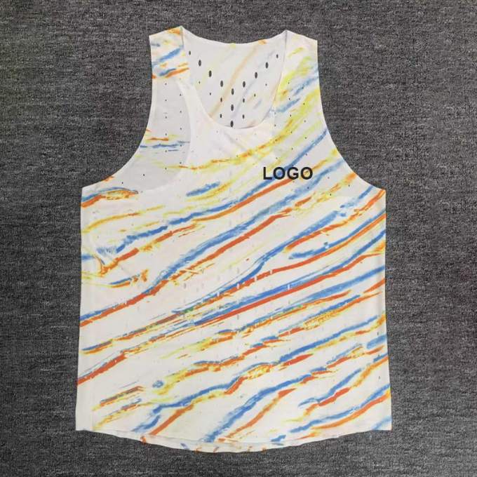 Quick dry breathable lightweight marathon race singlet