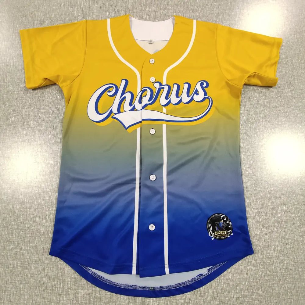 baseball jersey | ombre gradient | sublimation