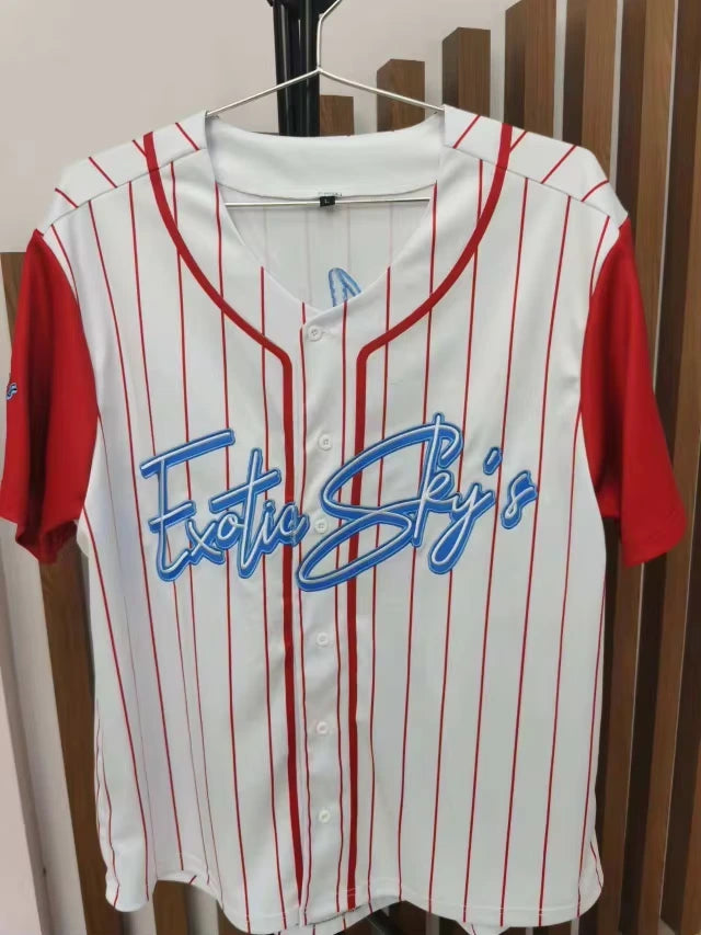 baseball jersey | full button | Vneck