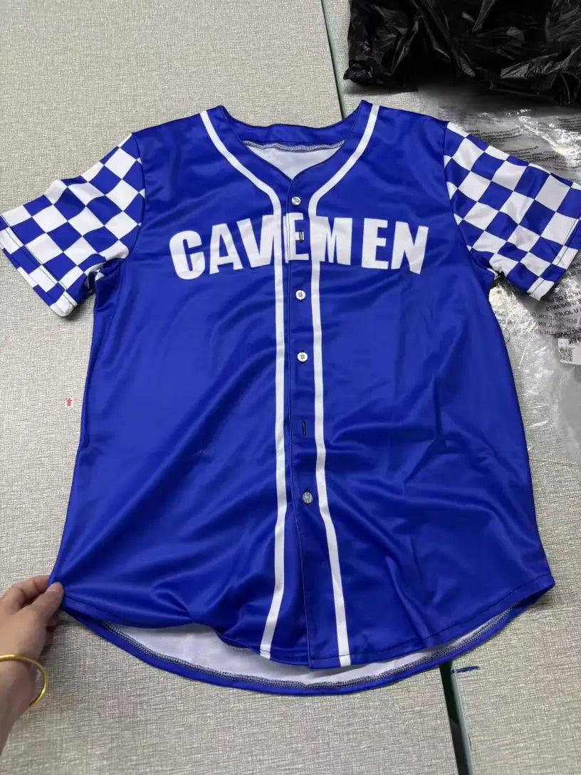 baseball jersey | full button