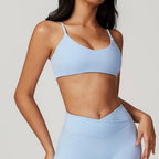 Womens Gym Workout 75%nylon 25%spandex Yoga Set Z-8799 - bra