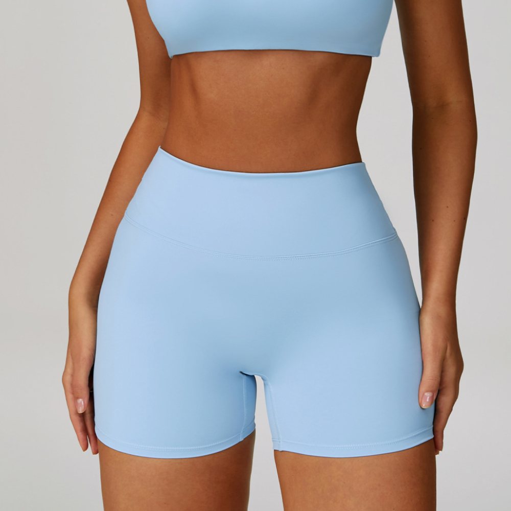 Womens Activewear 78%Nylon 22%Spandex 4 Piece Yoga Set Z-9300 - shorts