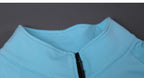 Mens Gym Training 100% Polyester Quarter Zip Shirt print logo 9