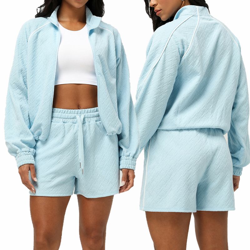 Womens Casual Fitness 98%polyester 2%spandex Shorts Set sm2373 - Product View 26 | Honfit