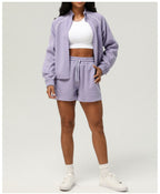 Womens Casual Fitness 98%polyester 2%spandex Shorts Set sm2373 - Product View 31 | Honfit