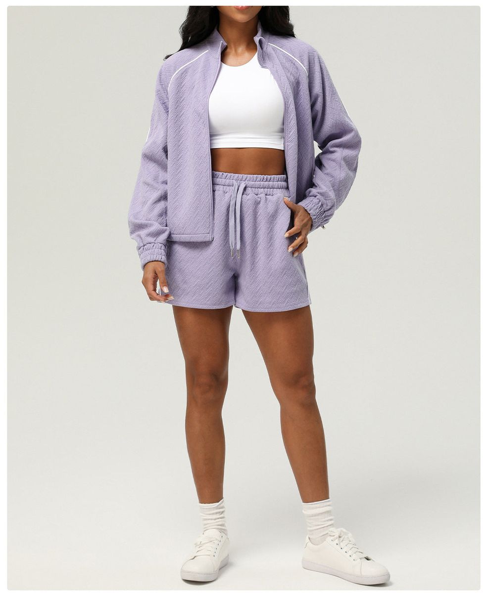 Womens Casual Fitness 98%polyester 2%spandex Shorts Set sm2373 - Product View 31 | Honfit